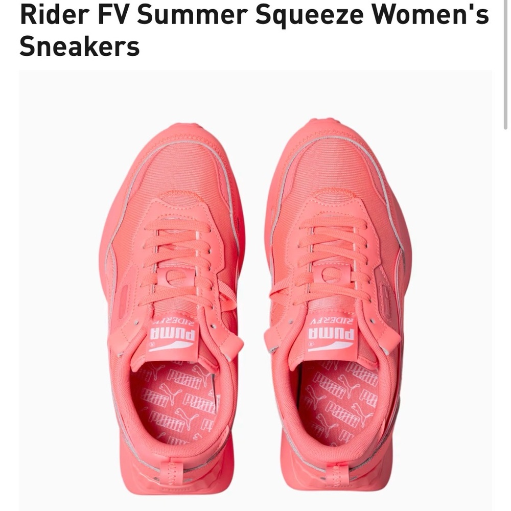 Puma Coral Pink Rider FV Summer Squeeze Women's Sneakers